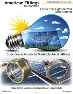 electrical fittings for solar projects 