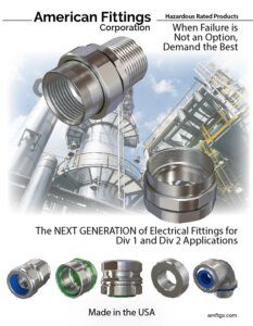 Hazardous location electrical fittings brochure made in the USA American Fittings